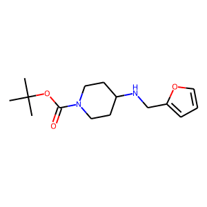 4-[(Fur-2-ylmethyl)amino]piperidine, N1-BOC protected