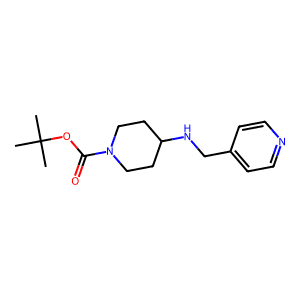 4-[(Pyridin-4-yl)methylamino]piperidine, N1-BOC protected