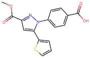 4-[3-(Methoxycarbonyl)-5-(thien-2-yl)-1H-pyrazol-1-yl]benzoic acid
