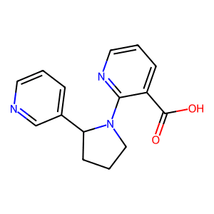 2-(2-Pyridin-3-ylpyrrolidin-1-yl)nicotinic acid