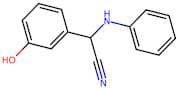 (3-Hydroxyphenyl)(phenylamino)acetonitrile