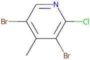 2-Chloro-3,5-dibromo-4-methylpyridine