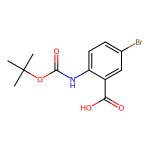 2-Amino-5-bromobenzoic acid, N-BOC protected