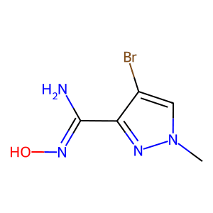 4-Bromo-1-methyl-1H-pyrazole-3-amidoxime