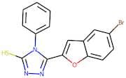 5-(5-Bromo-1-benzofuran-2-yl)-4-phenyl-4H-1,2,4-triazole-3-thiol