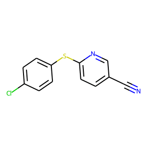 2-(4-Chlorophenylthio)pyridine-5-carbonitrile