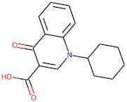 1-Cyclohexyl-4-oxo-1,4-dihydroquinoline-3-carboxylic acid