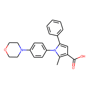 2-Methyl-1-(4-morpholinophenyl)-5-phenylpyrrole-3-carboxylic acid
