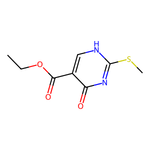 Ethyl 1,4-dihydro-2-(methylthio)-4-oxopyrimidine-5-carboxylate