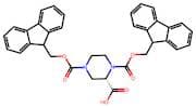 (2S)-1,4-Bis(9H-fluoren-9-ylmethoxycarbonyl)piperazine-2-carboxylic acid