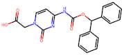 2-(4-(((Benzhydryloxy)carbonyl)amino)-2-oxopyrimidin-1(2H)-yl)acetic acid