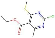 Ethyl 2-chloro-4-methyl-6-(methylthio)pyrimidine-5-carboxylate