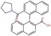 (1S)-2′-(1-Pyrrolidinylcarbonyl)[1,1′-binaphthalene]-2-carboxylic acid