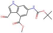 Methyl 6-((tert-butoxycarbonyl)amino)-3-formyl-1H-indole-4-carboxylate