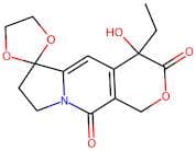 4'-Ethyl-4'-hydroxy-7',8'-dihydrospiro[[1,3]dioxolane-2,6'-pyrano[3,4-f]indolizine]-3',10'(1'H,4'H…