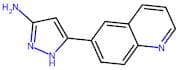 5-(Quinolin-6-yl)-1H-pyrazol-3-amine