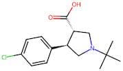 (3S,4R)-1-(tert-butyl)-4-(4-chlorophenyl)pyrrolidine-3-carboxylic acid