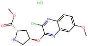 Methyl (2S)-4-((3-chloro-7-methoxyquinoxalin-2-yl)oxy)pyrrolidine-2-carboxylate hydrochloride