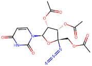 (2R,3S,4S,5R)-2-(Acetoxymethyl)-2-azido-5-(2,4-dioxo-3,4-dihydropyrimidin-1(2H)-yl)tetrahydrofuran…