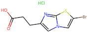 3-(2-Bromoimidazo[2,1-b]thiazol-6-yl)propanoicacidhydrochloride