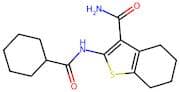 2-(Cyclohexanecarboxamido)-4,5,6,7-tetrahydrobenzo[b]thiophene-3-carboxamide