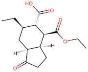 rel-(3aS,4S,5S,6R,7aS)-4-(ethoxycarbonyl)-6-ethyl-1-oxooctahydro-1H-indene-5-carboxylic acid