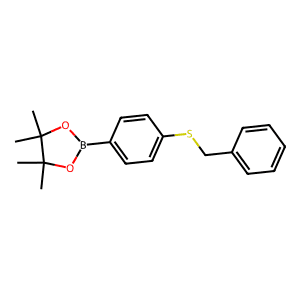 2-(4-(Benzylthio)phenyl)-4,4,5,5-tetramethyl-1,3,2-dioxaborolane