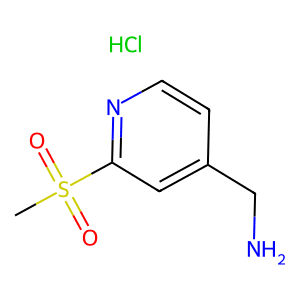 (2-(Methylsulfonyl)pyridin-4-yl)methanamine (hydrochloride)