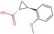 rel-(1R,2R)-2-(2-Methoxyphenyl)cyclopropanecarboxylic acid