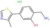 2-(Aminomethyl)-5-(4-methylthiazol-5-yl)phenol hydrochloride