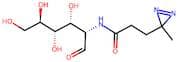 3-(3-Methyl-3H-diazirin-3-yl)-N-((2S,3R,4S,5R)-3,4,5,6-tetrahydroxy-1-oxohexan-2-yl)propanamide