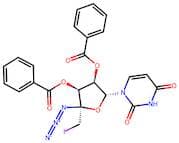 (2S,3S,4R,5R)-2-azido-5-(2,4-dioxo-3,4-dihydropyrimidin-1(2H)-yl)-2-(iodomethyl)tetrahydrofuran-3,…