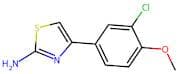 4-(3-Chloro-4-methoxyphenyl)-2-thiazolamine