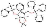 tert-Butyl(((3aR,4S,6aR)-2,2-dimethyl-6-((trityloxy)methyl)-4,6a-dihydro-3aH-cyclopenta[d][1,3]dio…