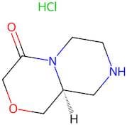 (9aS)-1,6,7,8,9,9a-Hexahydropyrazino[2,1-c][1,4]oxazin-4-one hydrochloride