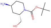 Tert-butyl (2S,4S)-4-amino-2-(hydroxymethyl)piperidine-1-carboxylate