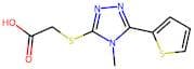 [4-Methyl-5-(2-thienyl)-4H-1,2,4-triazol-3-yl]sulfanyl}acetic acid