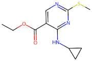 Ethyl 4-(Cyclopropylamino)-2-(methylthio)pyrimidine-5-carboxylate