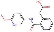 (2-{[(6-Methoxypyridin-3-yl)amino]carbonyl}phenyl)acetic acid