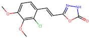 5-[(E)-2-(2-Chloro-3,4-dimethoxyphenyl)vinyl]-1,3,4-oxadiazol-2(3H)-one