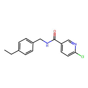 6-Chloro-N-(4-ethylbenzyl)nicotinamide