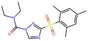 N,N-Diethyl-3-(mesitylsulphonyl)-1H-1,2,4-triazole-1-carboximidamide (Cafenstrole)
