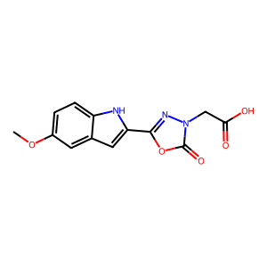 [5-(5-Methoxy-1H-indol-2-yl)-2-oxo-1,3,4-oxadiazol-3(2H)-yl]acetic acid