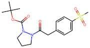 tert-Butyl 2-{[4-(Methylsulfonyl)phenyl]acetyl}pyrazolidine-1-carboxylate