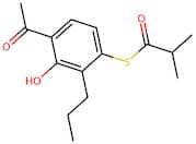 S-(4-Acetyl-3-hydroxy-2-propylphenyl) 2-methylpropanethioate