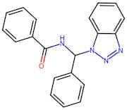 N-(1 H-Benzotriazol-1-ylphenylmethyl)benzamide