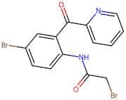 Acetamide, 2-bromo-N-[4-bromo-2-(2-pyridinylcarbonyl)phenyl]-