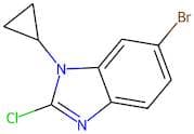 6-Bromo-2-chloro-1-cyclopropyl-1H-benzo[d]imidazole