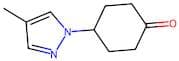 4-(4-Methyl-1H-pyrazol-1-yl)cyclohexanone