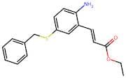(E)-ethyl 3-(2-amino-5-(benzylthio)phenyl)acrylate